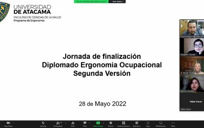 Finalización de la 2nda versión del Diplomado en Ergonomía aportó nuevos profesionales capacitados para implementar mejoras en la Salud y Seguridad del Trabajo