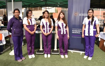 Departamentos de Kinesiología y Nutrición y Dietética participaron en Expo Gendarmería