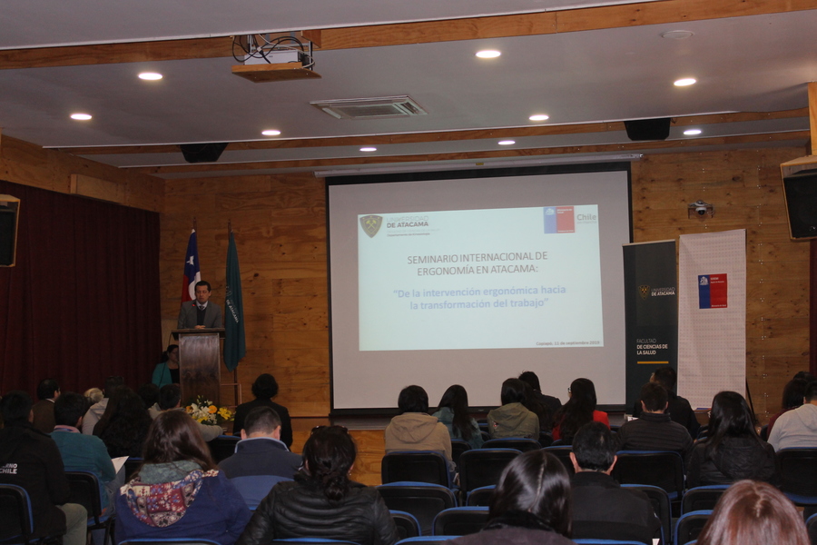 Realizaron Seminario Internacional de Ergonomía en la Universidad de Atacama